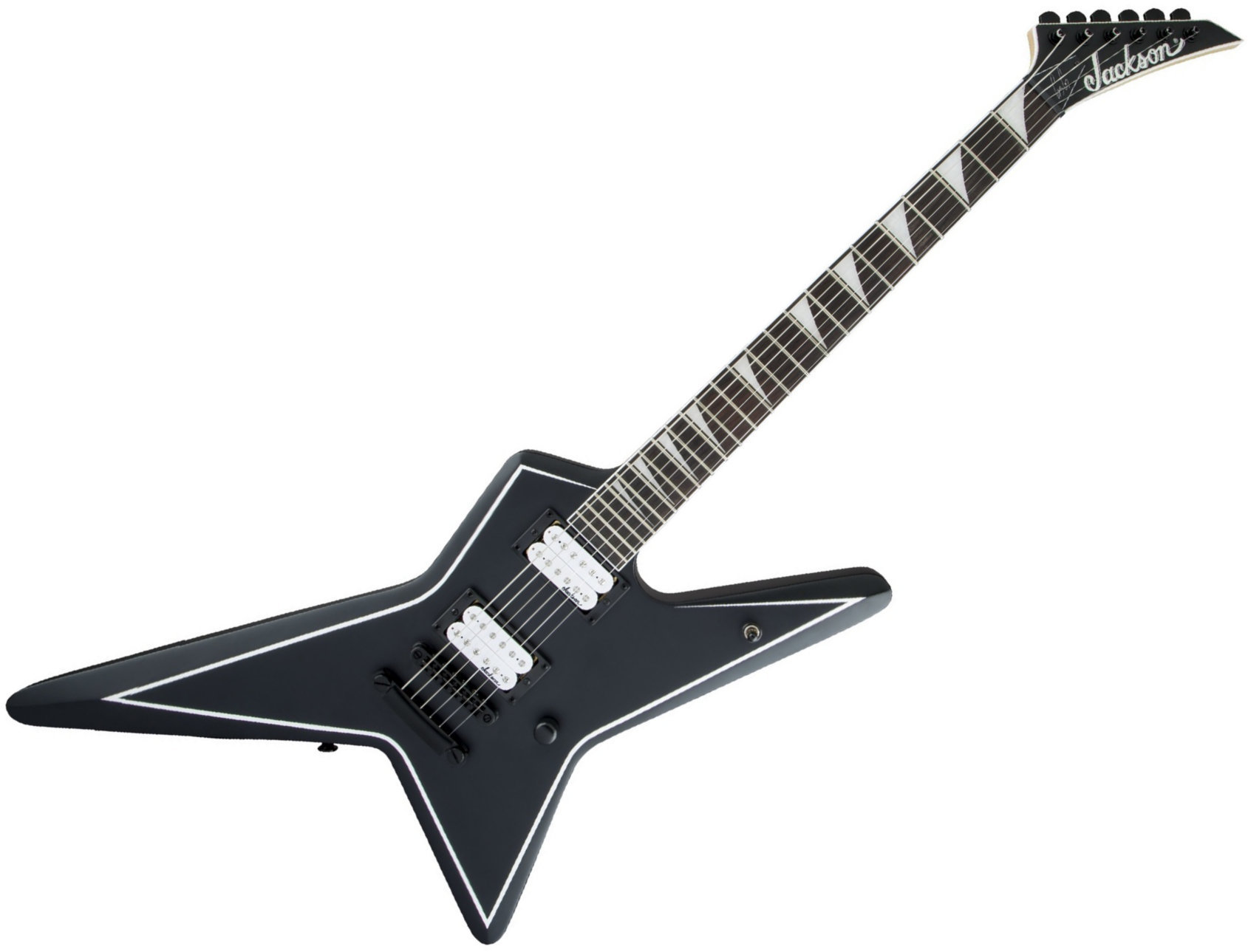 Električna gitara Jackson JS Series Gus G. Star JS32 RW Satin Black w White Pinstripes