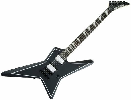 Signature E-Gitarre Jackson JS Series Gus G. Star JS32 RW Satin Black w White Pinstripes - 1