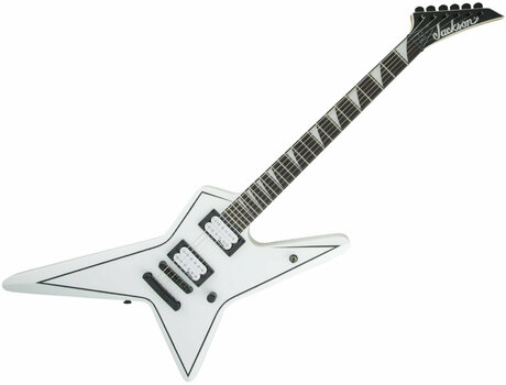 Električna kitara Jackson JS Series Gus G. Star JS32 RW Satin White w Black Pinstripes - 1