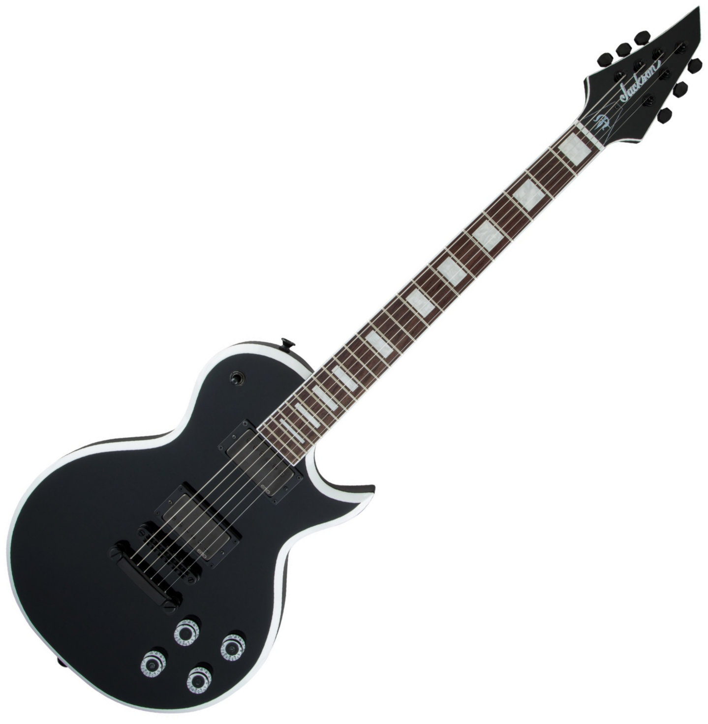 Elektrische gitaar Jackson X Series Marty Friedman MF-1 RW Gloss Black w White Bevels
