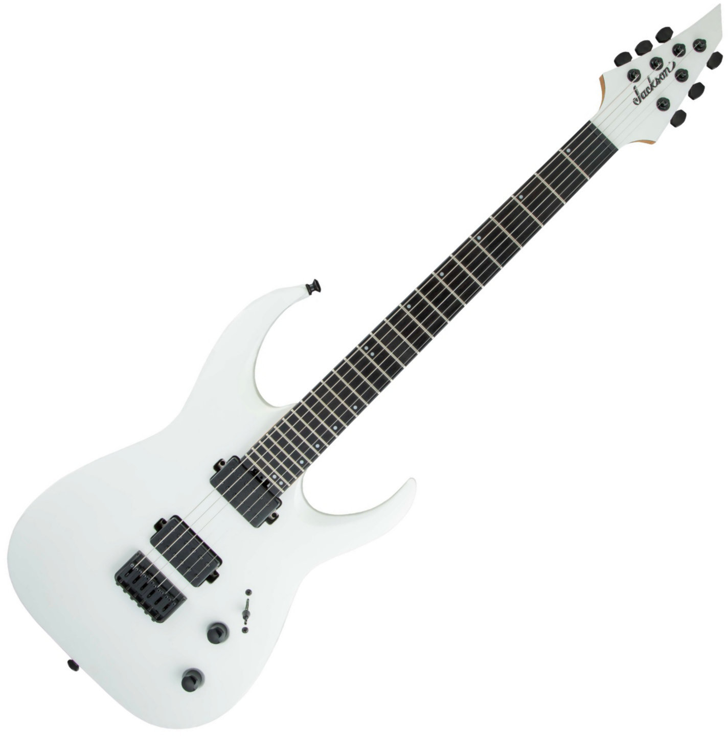 Electric guitar Jackson Pro Series Misha Mansoor Juggernaut HT6 EB Satin White