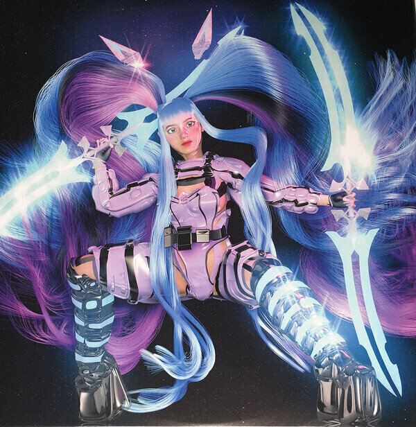 Vinylplade Ashnikko - Hi, It's Me (Maxi Vinyl, Blue Vinyl) (LP)