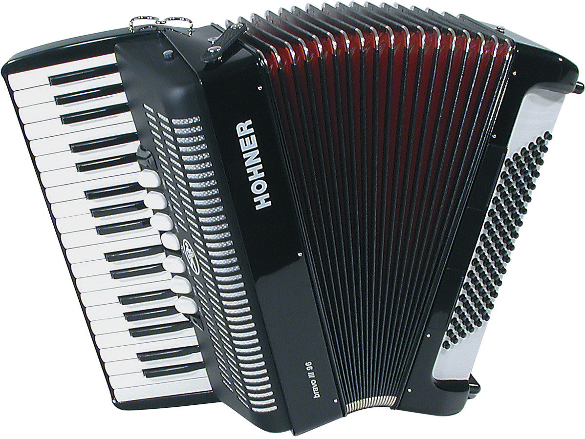 Piano accordion
 Hohner Bravo III 96 Black Piano accordion
