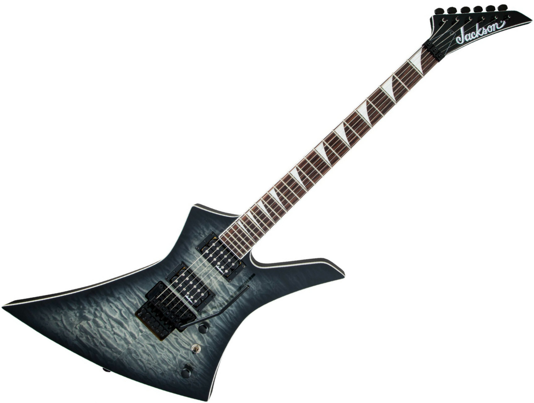 Chitară electrică Jackson X Series Kelly KEXQ Dark RW Transparent Black Burst