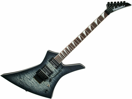 Chitară electrică Jackson X Series Kelly KEXQ Dark RW Transparent Black Burst - 1