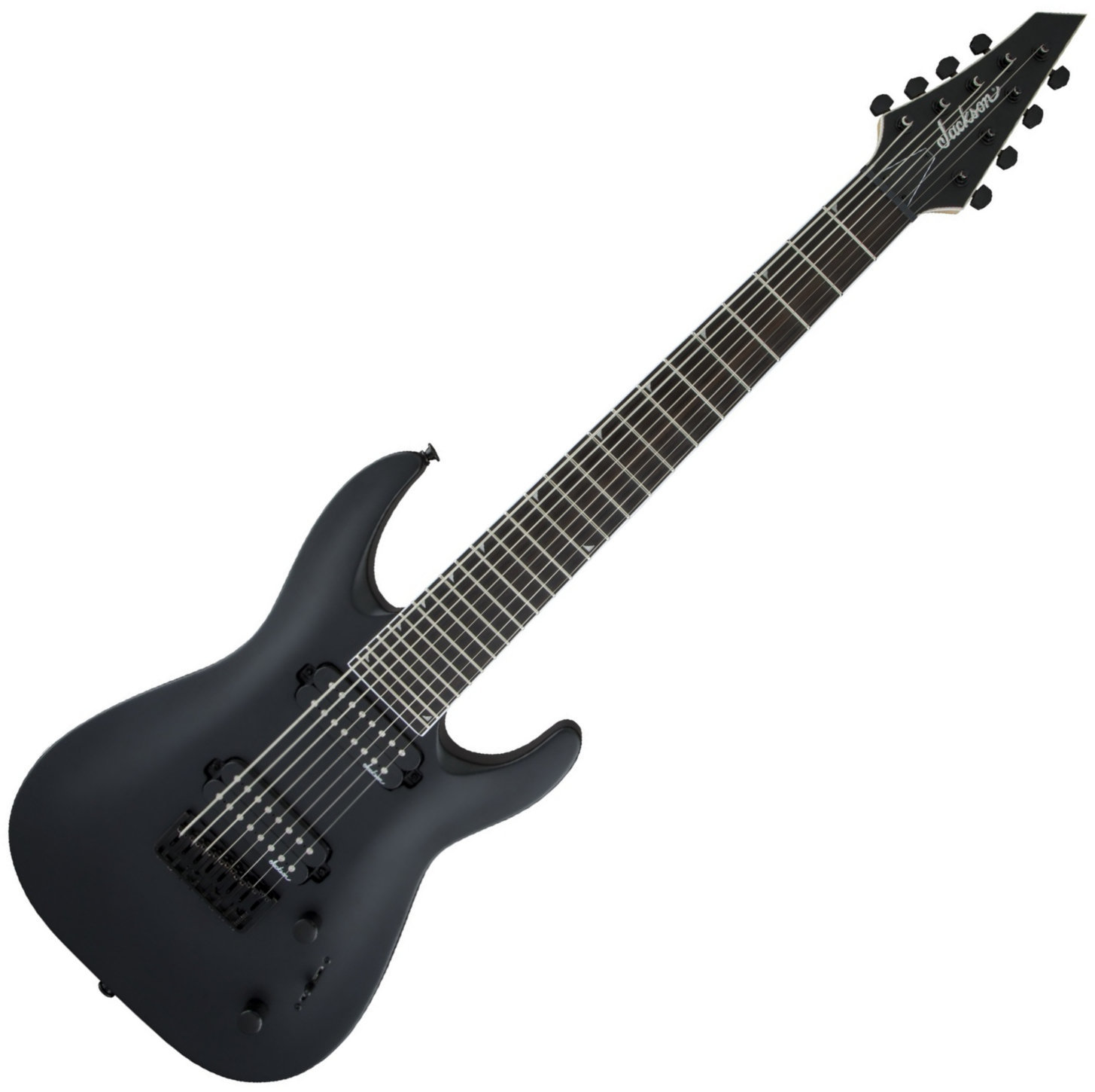 8 húros elektromos gitár Jackson JS Series Dinky JS32-8 Arch Top DKA RW Satin Black