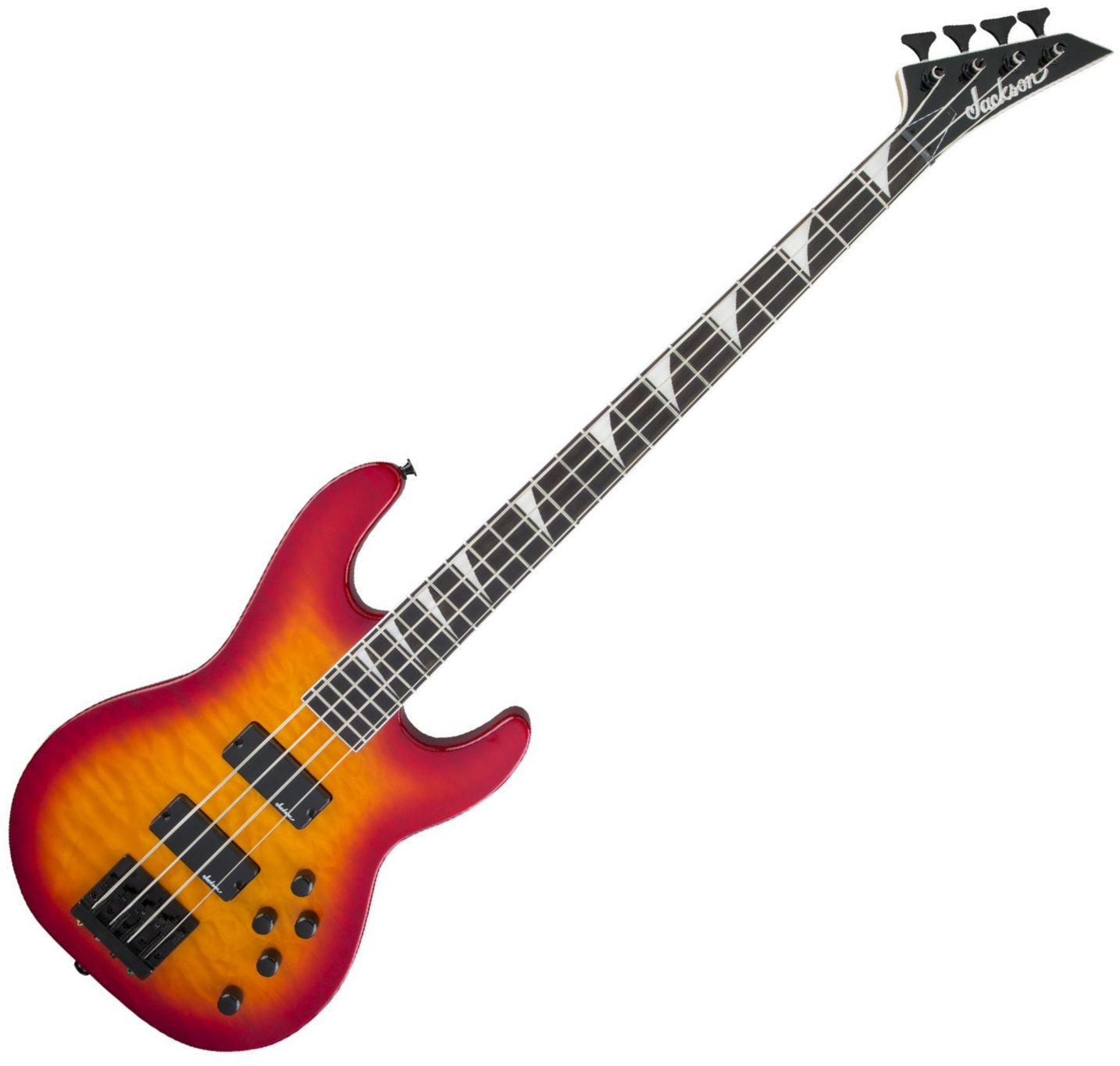 Elektrische basgitaar Jackson JS Series Concert Bass JS3Q RW Cherry Burst