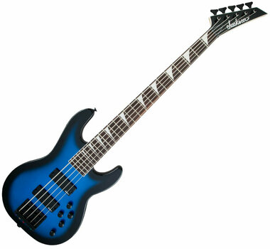 5-snarige basgitaar Jackson JS Series Concert Bass JS3V RW Metallic Blue Burst - 1