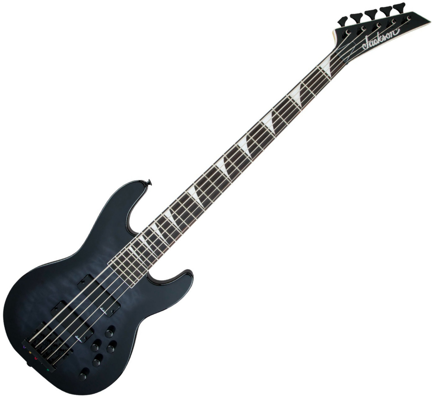 5-snarige basgitaar Jackson JS Series Concert Bass JS3VQ RW Transparent Black Burst