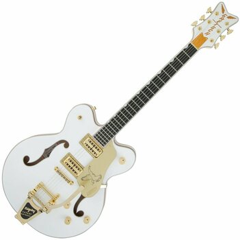 Félakusztikus - jazz-gitár Gretsch G6636T Players Edition Falcon White - 1