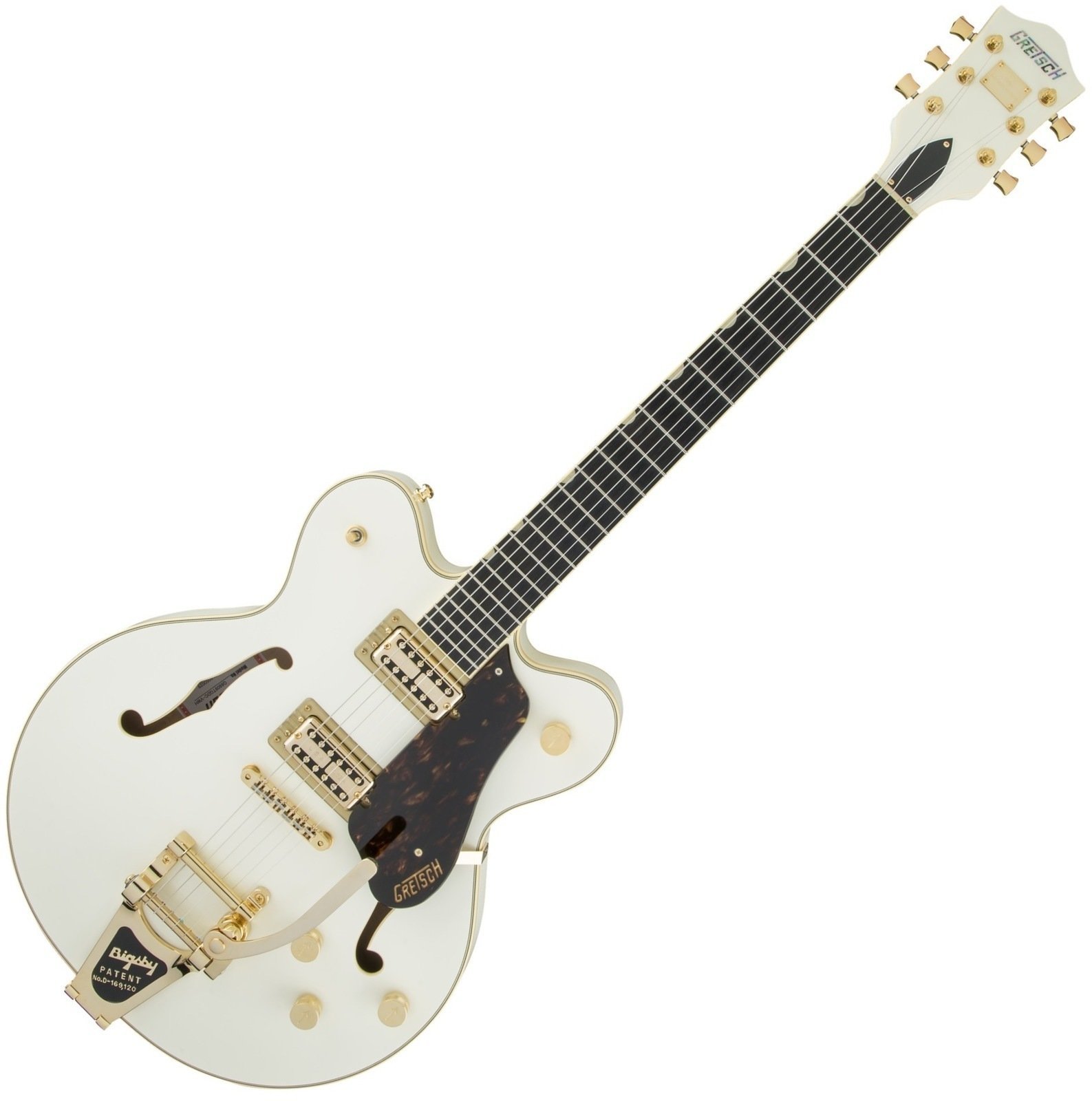 Halbresonanz-Gitarre Gretsch G6609TG Players Edition Broadkaster Vintage White