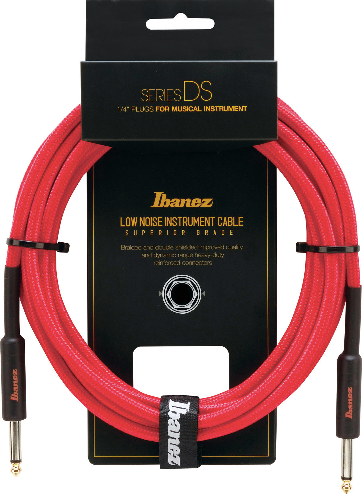 Kabel instrumentalny Ibanez DSC-10 Red