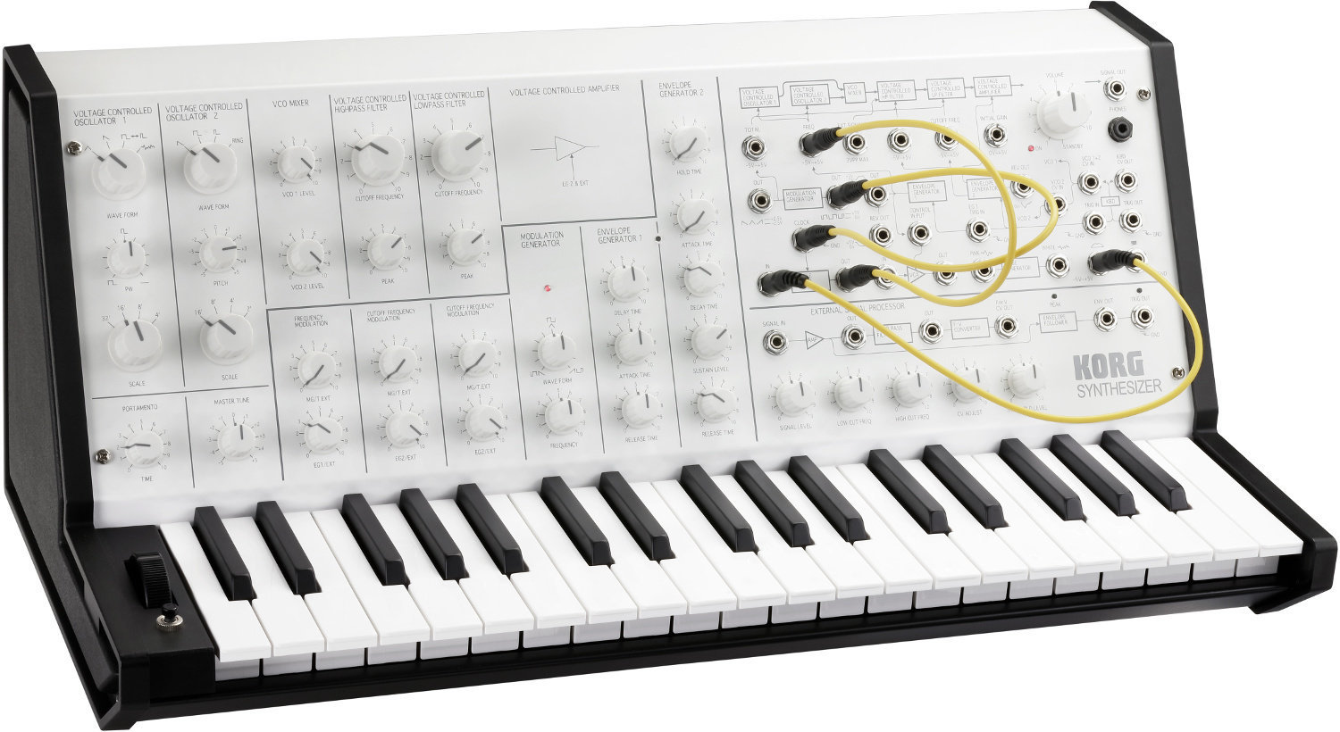 Synthétiseur Korg MS-20 mini White Monotone Limited Edition