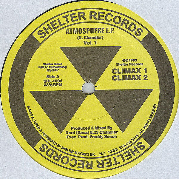 Vinylplade Kerri Chandler - Atmosphere E.P. Vol. 1 (Clear Coloured) (LP)