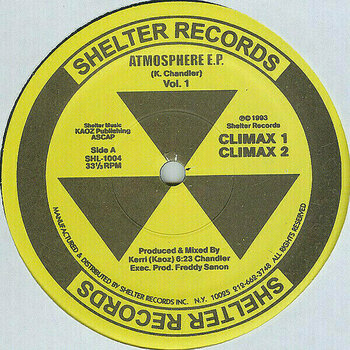 LP platňa Kerri Chandler - Atmosphere E.P. Vol. 1 (Clear Coloured) (LP) - 1