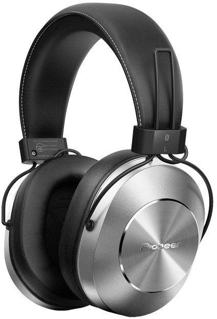 Auscultadores on-ear sem fios Pioneer SE-MS7BT Preto-Silver