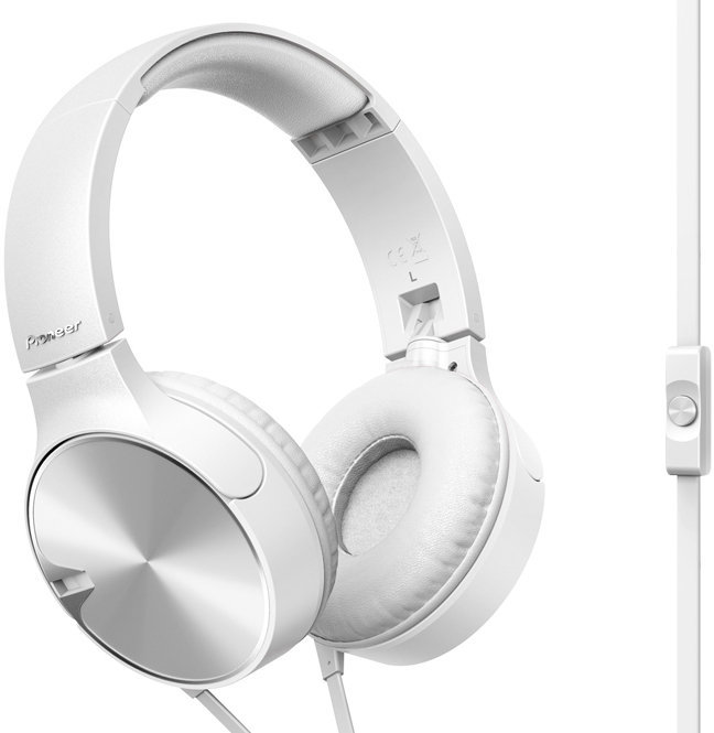 Slušalke na ušesu Pioneer SE-MJ722T-W