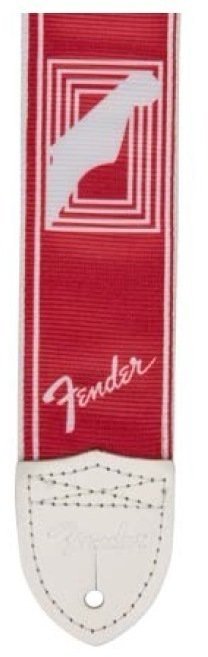 Textile guitar strap Fender Monogrammed Strap 2'' Candy Apple Red