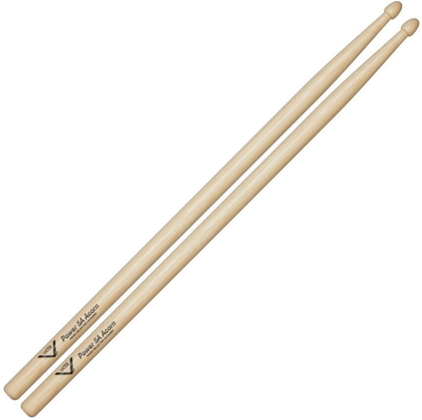 Drumsticks Vater VHP5AAW American Hickory Power 5A Acorn Drumsticks