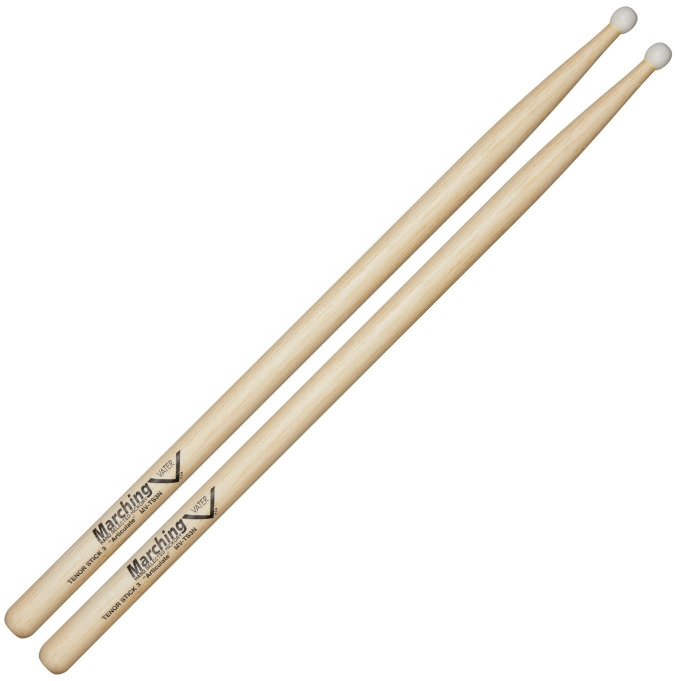 Sticks and Beaters for Marching Instruments Vater MV-TS3N Articulate Tenor Stick Sticks and Beaters for Marching Instruments