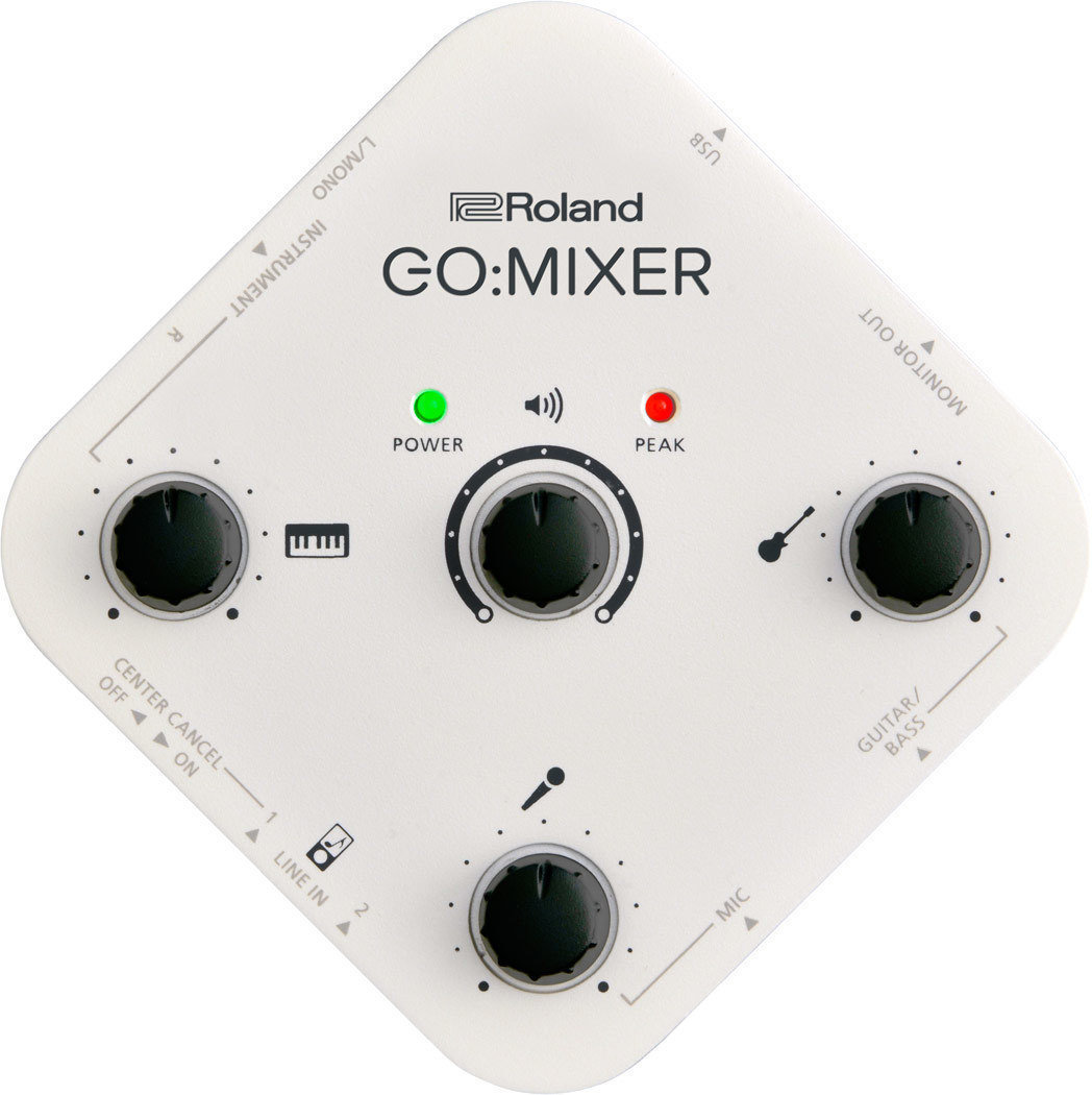 Mixer de podcasturi Roland GO:MIXER