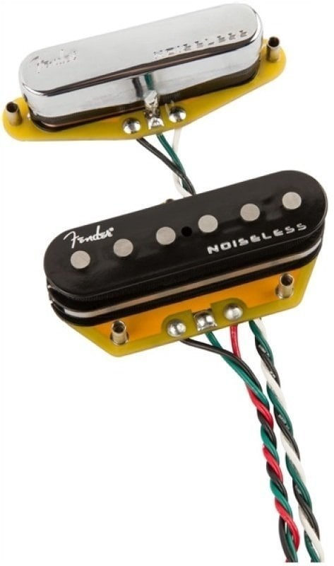 Tonabnehmer für Gitarre Fender Gen 4 Noiseless Telecaster Black-Chrome