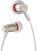 En la oreja los auriculares V-Moda Forza Metallo In-Ear Headphones Rose Gold iOS