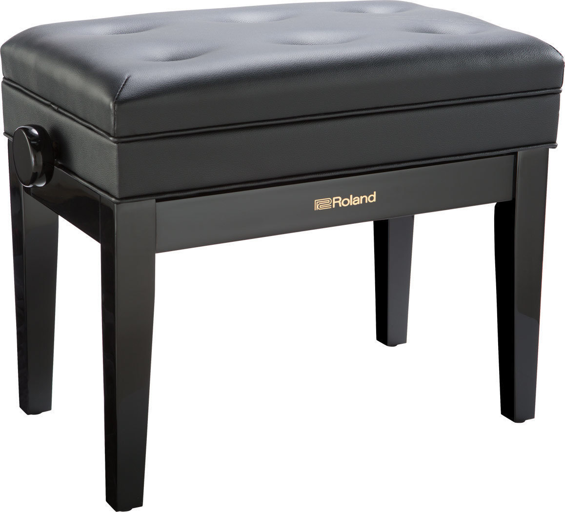 Klaverstole af træ eller klassiske klaverstole Roland RPB-400PE-EU Polished Ebony