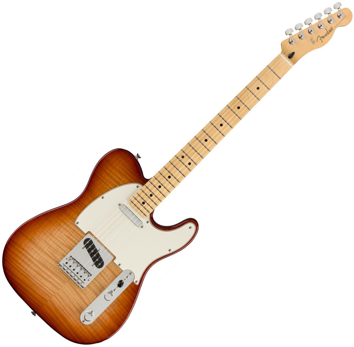 Elektrische gitaar Fender Limited Edition Player Telecaster Plus Top MN Sienna Sunburst