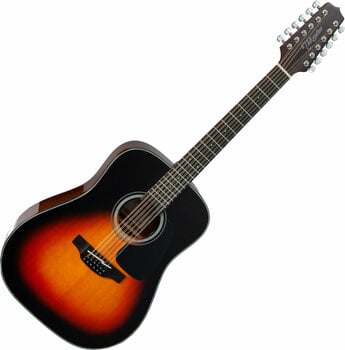 12-String Acoustic Guitar Takamine GD30-12 Brown Sunburst - 1