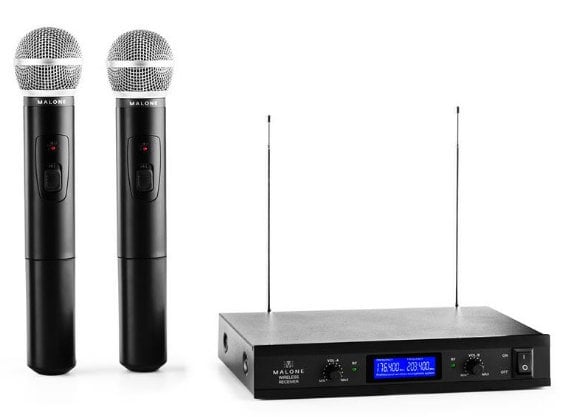 Wireless Handheld Microphone Set Malone VHF-400 Duo 1