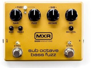 Pedal de efeitos para baixo Dunlop MXR M287 SUB Octave Bass Fuzz Pedal de efeitos para baixo