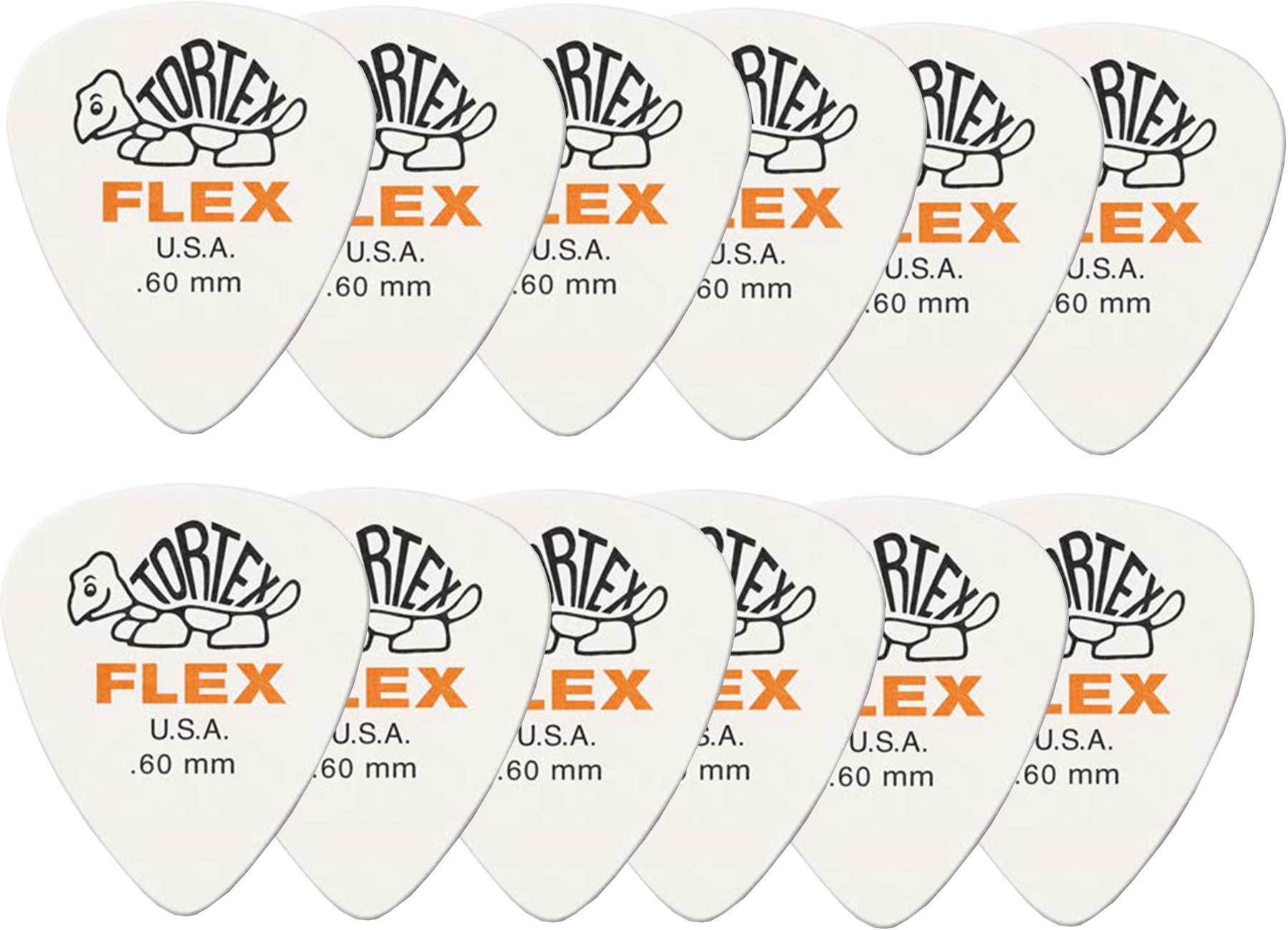 Перце за китара Dunlop 428P 0.60 Tortex Flex Standard Перце за китара
