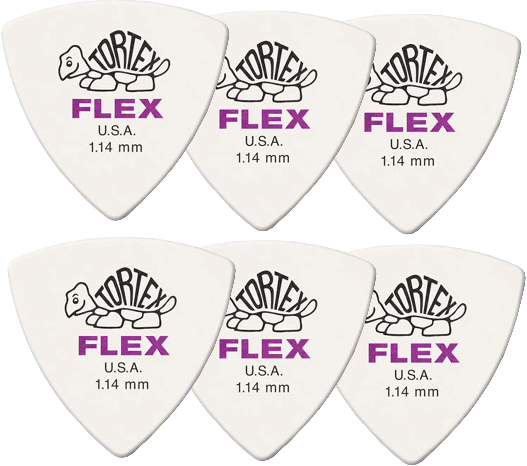 Перце за китара Dunlop 456P 1.14 Tortex Flex Triangle Перце за китара