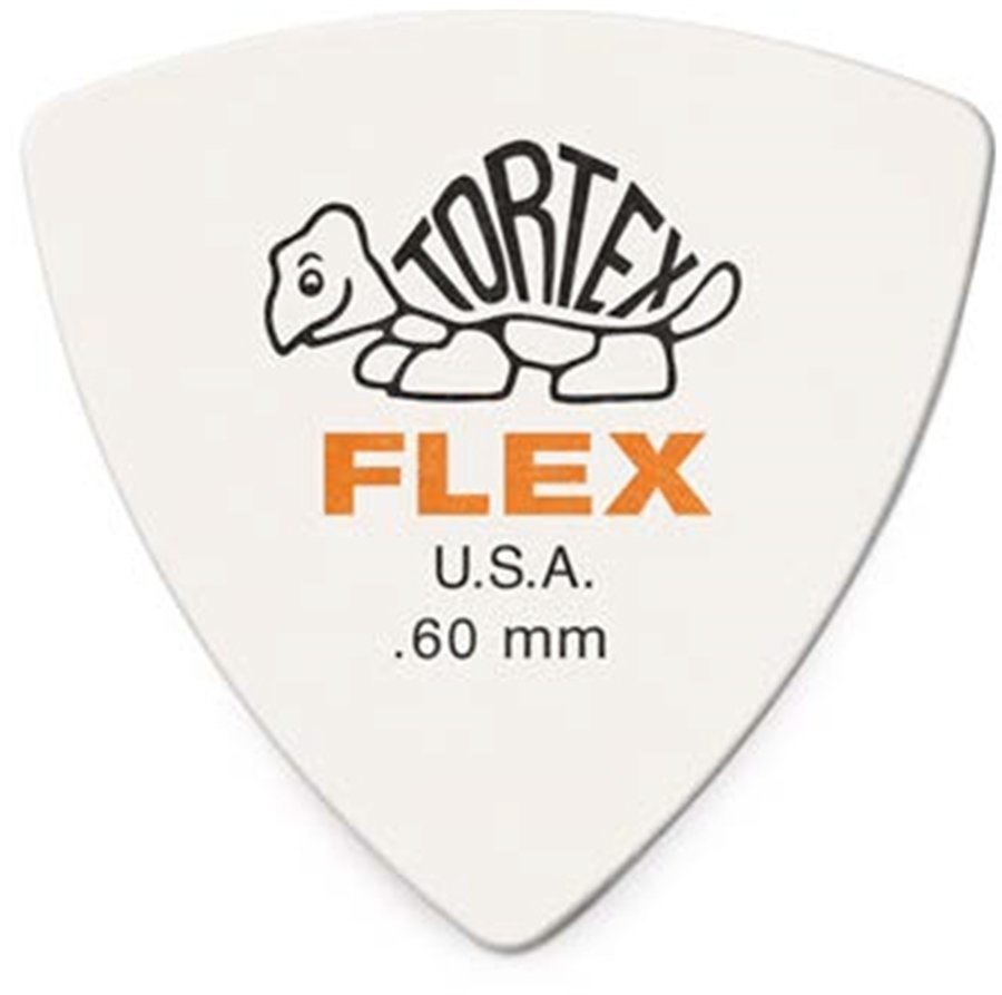 Palheta Dunlop 456R 0.60 Tortex Flex Triangle Palheta