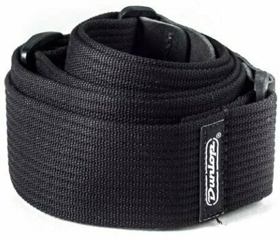 Tracolla Tessuto Dunlop D27-01BK Ribbed Cotton Strap Black - 1