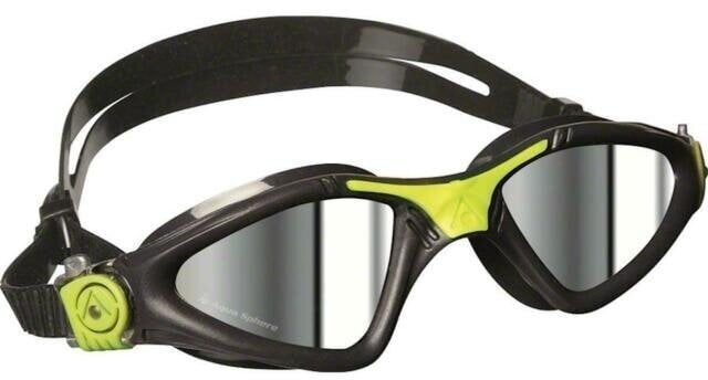 Schwimmbrille Aqua Sphere Schwimmbrille Kayenne Mirrored Lens Grey/Lime UNI