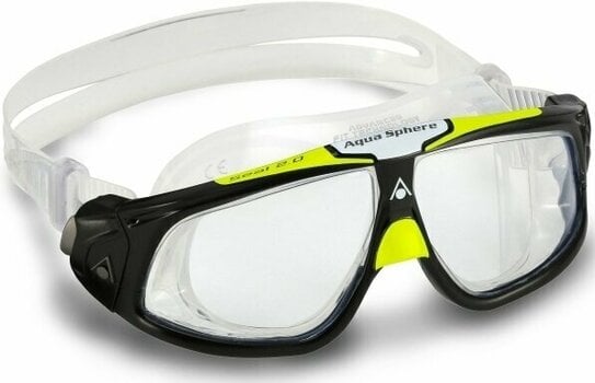 Óculos de natação Aqua Sphere Óculos de natação Seal 2.0 Clear Lens Black/Lime UNI - 1