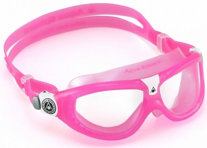 Óculos de natação Aqua Sphere Óculos de natação Seal Kid 2 Clear Lens Pink Junior