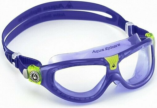 Swimming Goggles Aqua Sphere Swimming Goggles Seal Kid 2 Clear Lens Violet Junior - 1