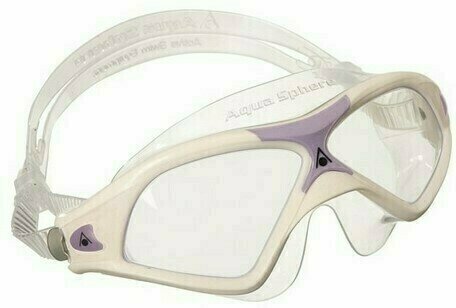 Óculos de natação Aqua Sphere Óculos de natação Seal XP 2 Clear Lens White/Lavender UNI - 1