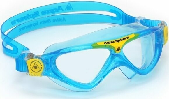 Naočale za plivanje Aqua Sphere Naočale za plivanje Vista Junior Clear Lens Aqua/Yellow Junior - 1
