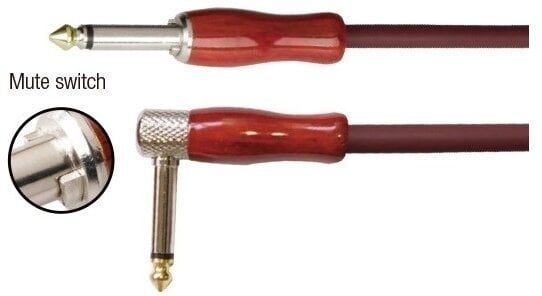 Instrument Cable Soundking BJJ055 Red 2 m Straight - Angled