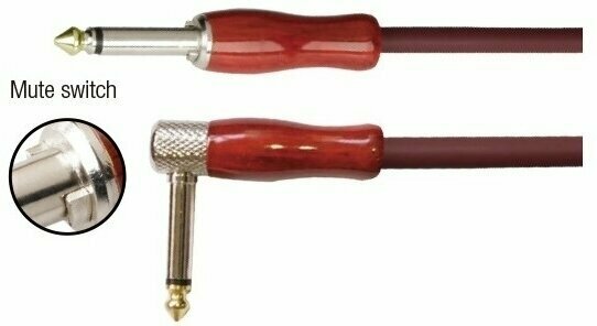 Instrument Cable Soundking BJJ055 Red 2 m Straight - Angled - 1