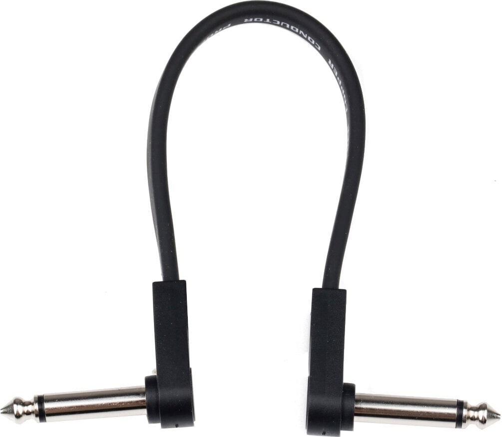 Propojovací kabel, Patch kabel Soundking BJJ213 Černá 20 cm Lomený - Lomený