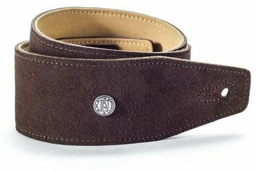 Leather guitar strap Dunlop BMF-S02 Leather guitar strap Mahogany - 1