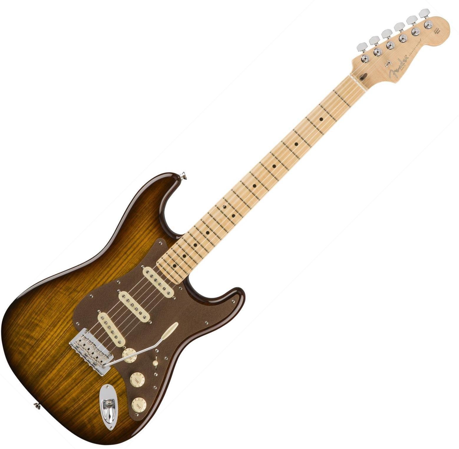Elektrische gitaar Fender 2017 LTD Shedua Top Stratocaster Natural