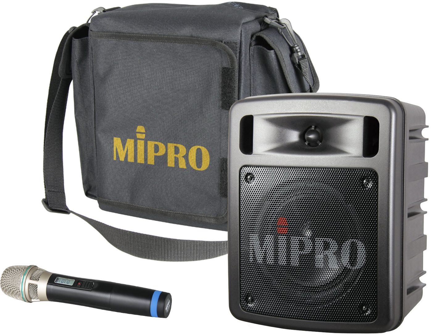 Sistema PA alimentado por bateria MiPro MA-303SB Vocal Set Sistema PA alimentado por bateria