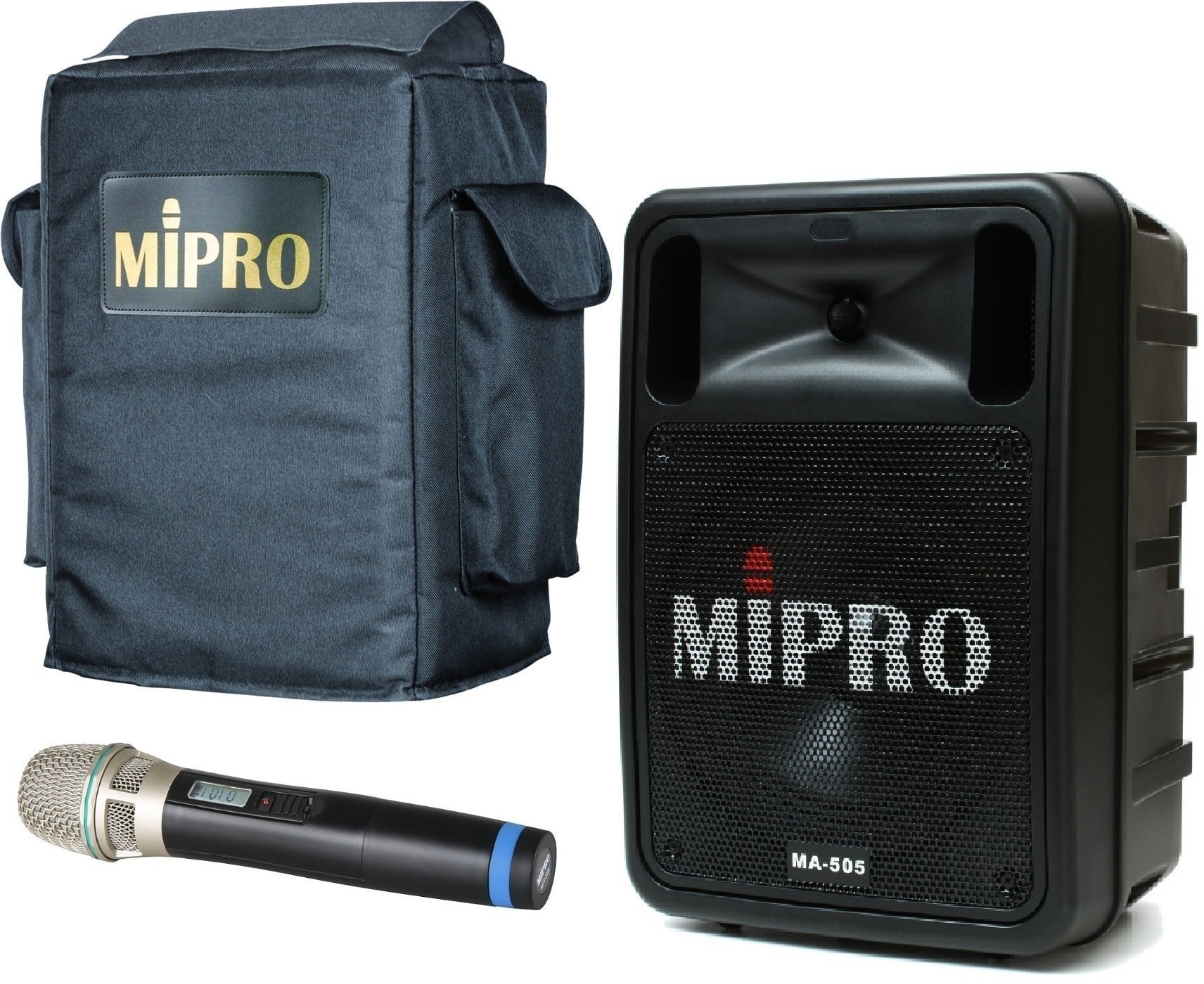 Sistema PA alimentado por bateria MiPro MA-505 Vocal Set Sistema PA alimentado por bateria