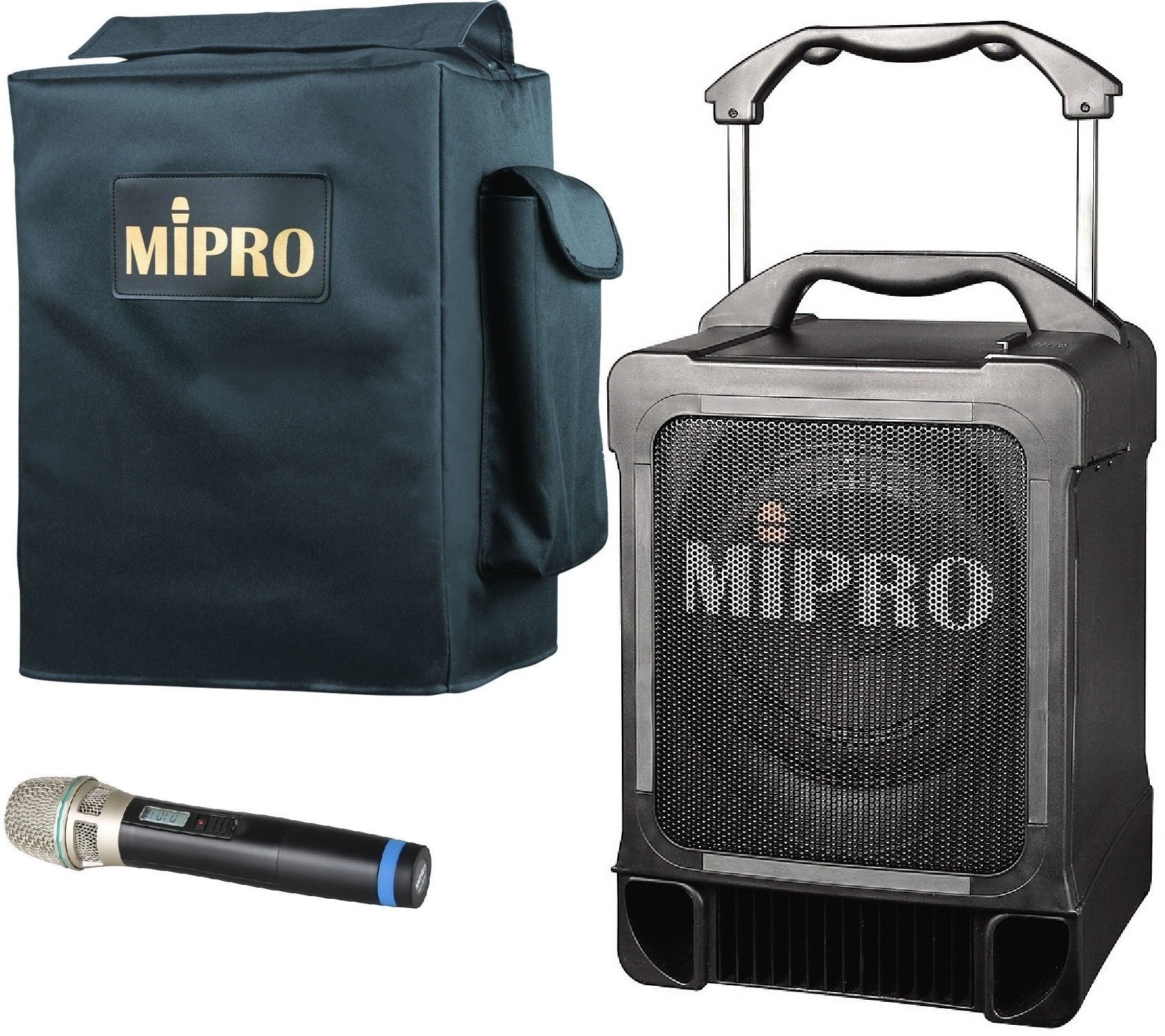 Batterij-PA-systeem MiPro MA-707 Vocal Set Batterij-PA-systeem